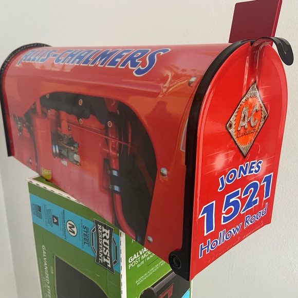 Custom Mailbox with Tractor theme. Amazing detail, sturdy, trusted seller. - Picture 2 of 9